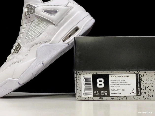 4 Pure Retro Money Air 308497-100 Jordan 0821
